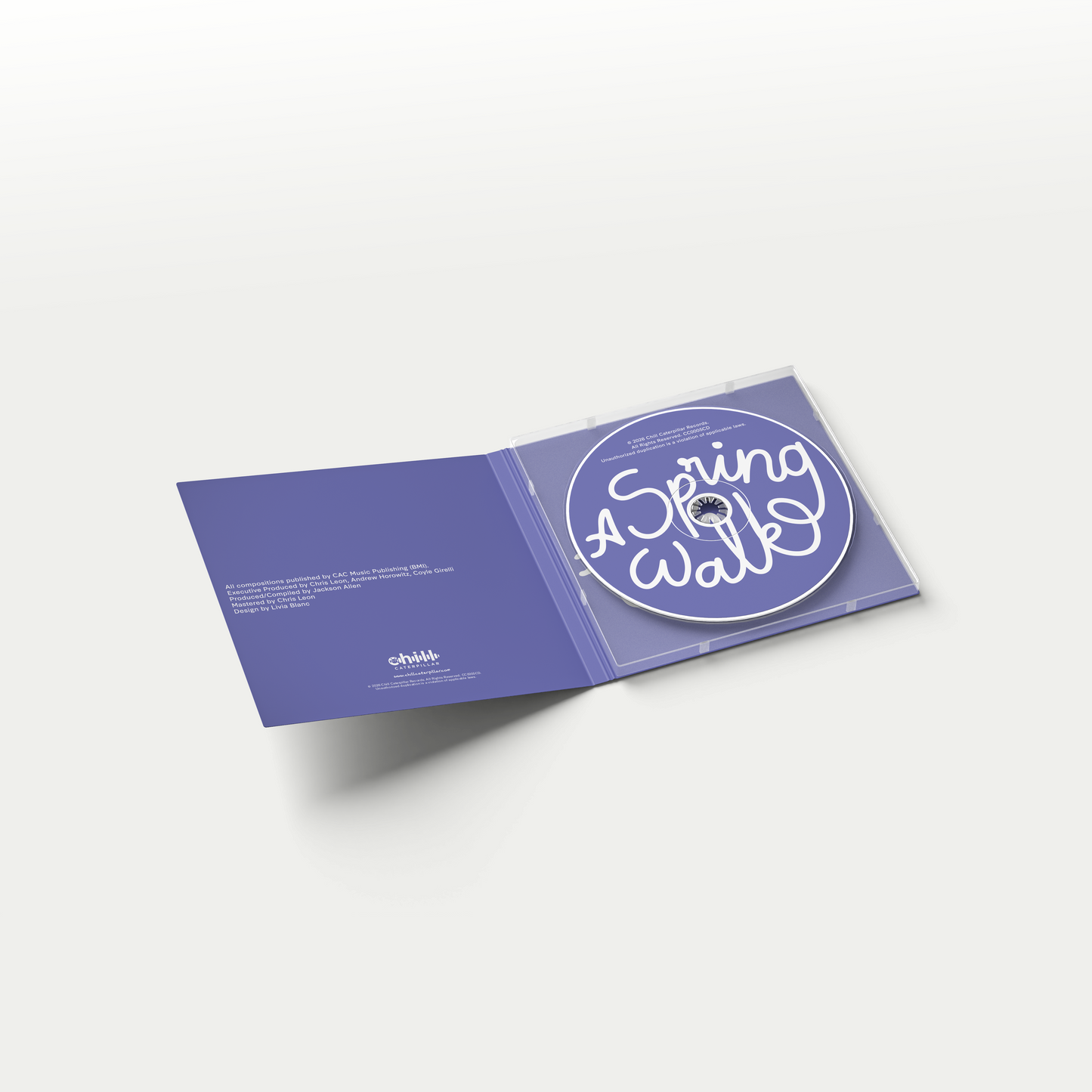 A Spring Walk lofi CD inner sleeve artwork