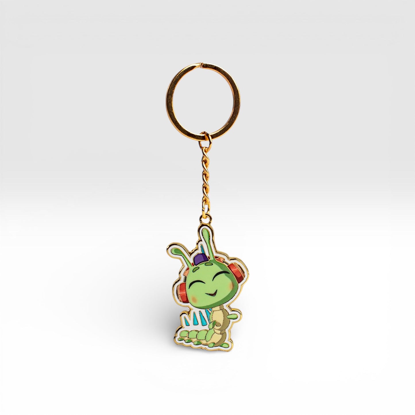 Chill Caterpillar mascot keychain merch