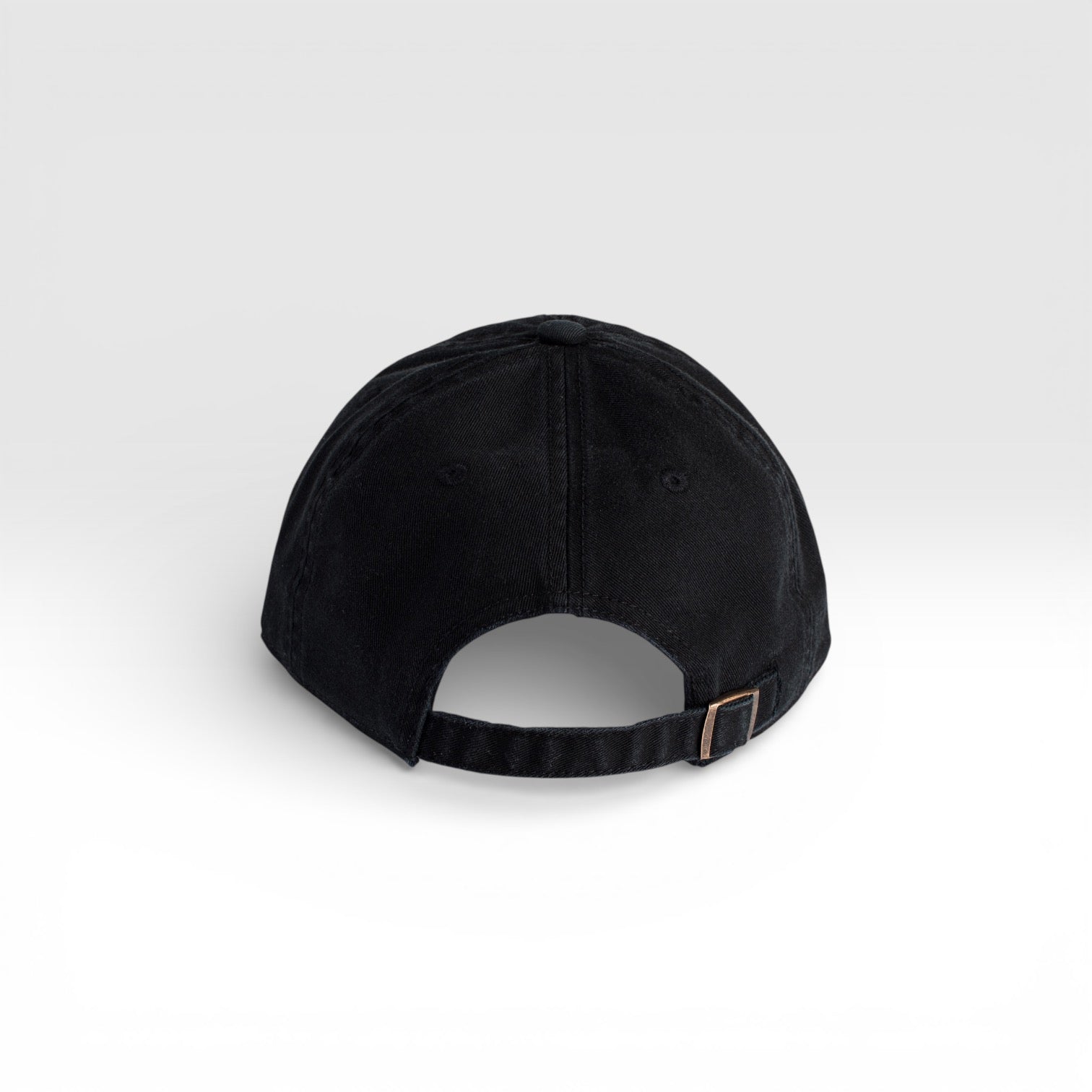 Chill Caterpillar logo baseball cap, back view showing adjustable strap
