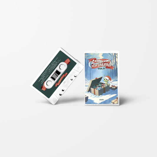 A Chill Lofi Christmas Vol. II cassette tape cover art