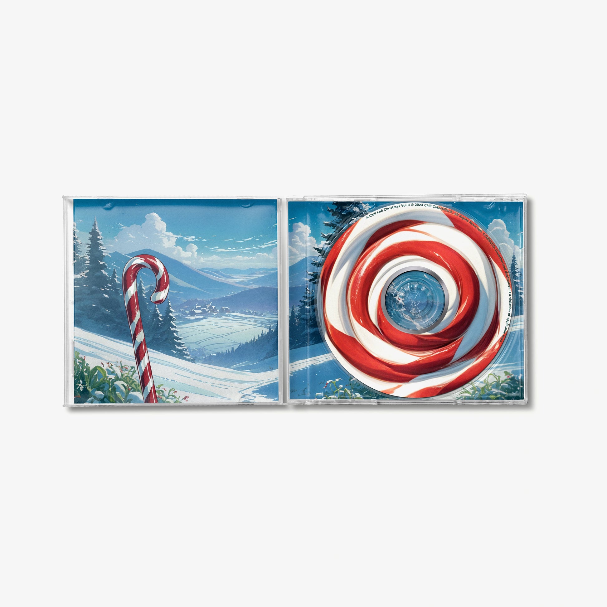 A Chill Lofi Christmas Vol. II CD inner sleeve artwork