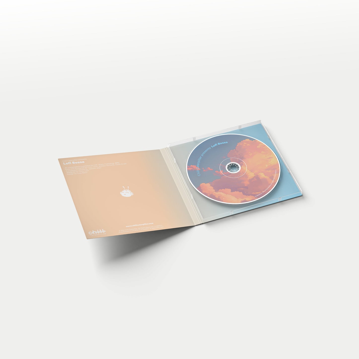 Chill Caterpillar Lofi Bossa CD front cover art