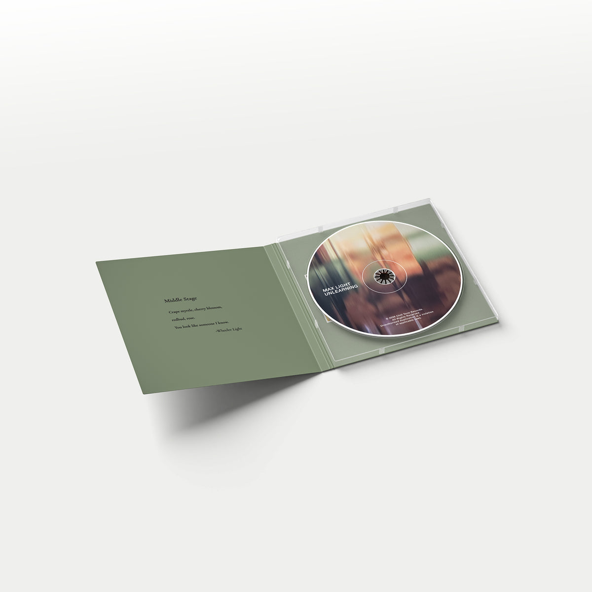Max Light - Unlearning CD